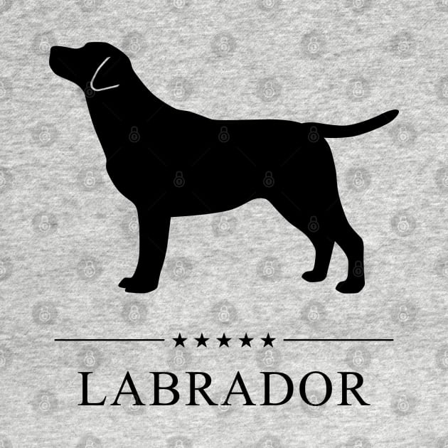 Labrador Retriever Black Silhouette by millersye